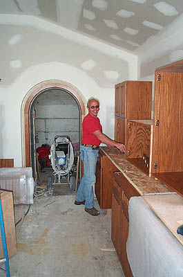 Kitchen cabinets